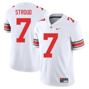 The Fighting Buckeyes White Stitched College Football Men's C.J. Stroud #7 Jersey 193323-836