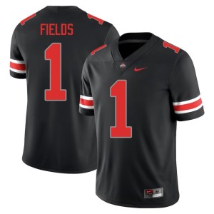 The Ohio State Blackout Justin Fields College Football #1 Men's 2025 Jersey 997296-803