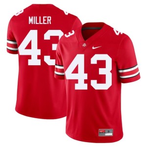 Go Bucks #43 Player Scarlet College Football Mens Amar'e Miller Jerseys 402941-821
