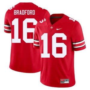 OSU Buckeyes Scarlet High School #16 Blaine Bradford College Football Mens Jerseys 271891-786