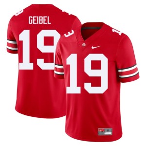 OSU College Football Men's Scarlet #19 University Brady Geibel Jersey 696582-319