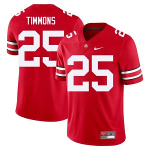 Ohio State Men's Player Scarlet #25 Jay Timmons College Football Jerseys 463701-573