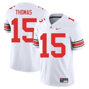 The Ohio State White Jordan Thomas #15 College Football Replica Men Jerseys 196969-669