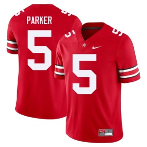 OSU Buckeyes College Football Scarlet Men #5 2025-26 Kyle Parker Jersey 411264-179