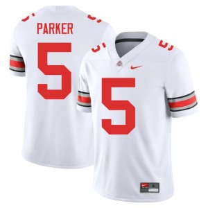 Ohio State Buckeyes 2025 Mens #5 College Football Kyle Parker White Jerseys 787830-600