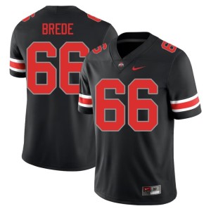 The Buckeyes Men's Blackout Embroidery #66 Landry Brede College Football Jerseys 795356-534