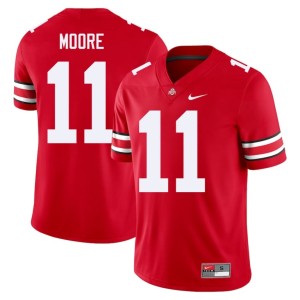 Go Bucks College Football Terry Moore Men's #11 High School Scarlet Jerseys 482765-216