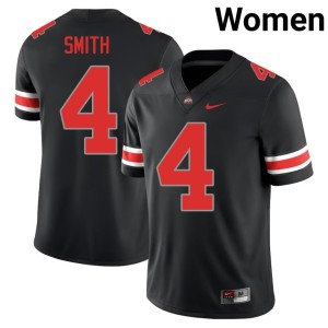 Buckeye Nation Women College Football Replica Jeremiah Smith Blackout #4 Jerseys 859823-785