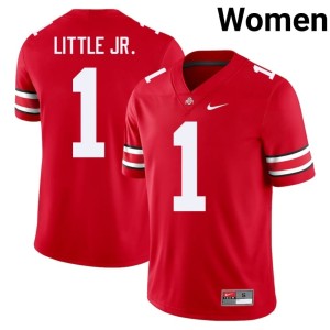 The Ohio State Women's #1 Game College Football Earl Little Jr. Scarlet Jerseys 186360-707