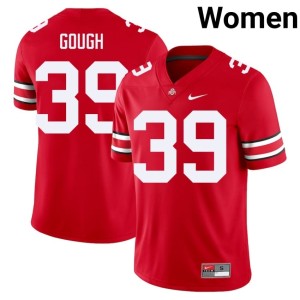 Go Bucks Glorien Gough College Football Scarlet 2025 Womens #39 Jerseys 170336-319