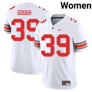 The Ohio State #39 College Football High School Women's White Glorien Gough Jersey 492254-108