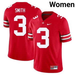 Ohio State Buckeyes James Smith NCAA #3 Women's Scarlet College Football Jersey 172397-970