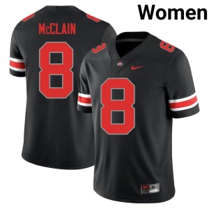 OSU Buckeyes High School Blackout #8 College Football Womens Jaylen McClain Jerseys 411648-945