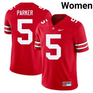 The Buckeyes College Football Womens Scarlet Official #5 Kyle Parker Jersey 649733-500