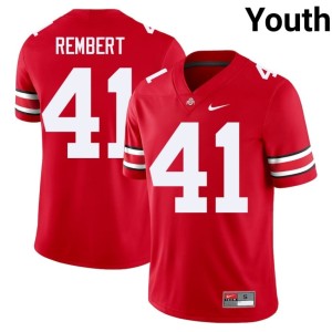 Ohio State Buckeyes Scarlet Youth Braxton Rembert College Football NCAA #41 Jerseys 217918-916