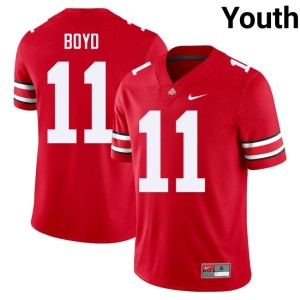 OSU Buckeyes Scarlet 2025 College Football Brock Boyd Youth #11 Jersey 238015-866