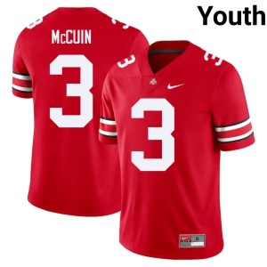 OSU Buckeyes Devin McCuin Scarlet Youth College Football #3 University Jerseys 401974-452