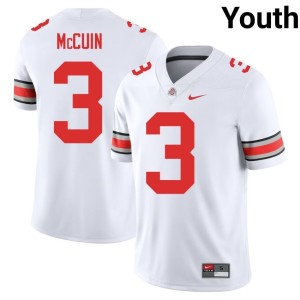 Ohio State Buckeyes Devin McCuin #3 White Game College Football Youth Jerseys 696912-520