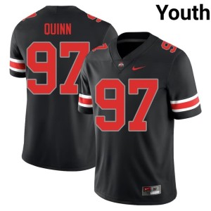 The Buckeyes Blackout #97 Youth College Football Dre Quinn Stitched Jerseys 248298-591
