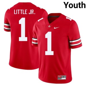 OSU Buckeyes Game #1 Earl Little Jr. Scarlet College Football Youth Jerseys 259166-738