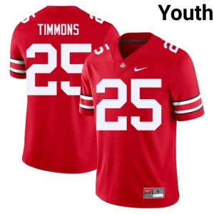 The Fighting Buckeyes Alumni Scarlet College Football #25 Youth Jay Timmons Jersey 998466-781