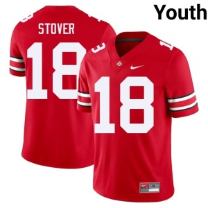 Ohio State Scarlet College Football Youth Limited Kolton Stover #18 Jerseys 789564-351