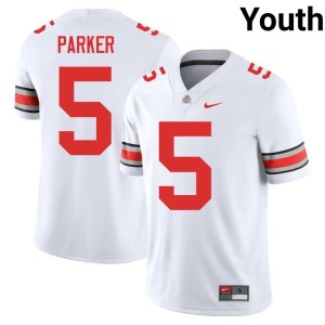 OSU Kyle Parker NCAA Youth #5 College Football White Jerseys 722149-657