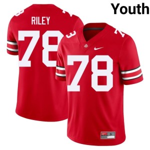 Ohio State Replica Scarlet #78 College Football Youth Max Riley Jerseys 327990-728