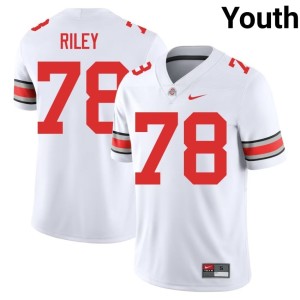 Ohio State Youth NCAA White Max Riley College Football #78 Jersey 647550-409